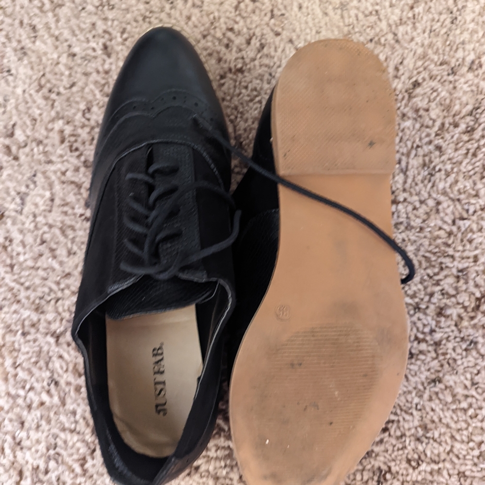 Black JustFab Fashion Shoes